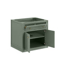 James Martin Chicago 30" Single Bathroom Vanity, Smokey Celadon