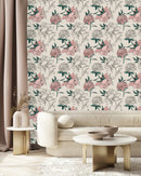 Modish Peonies Wallpaper Tasteful