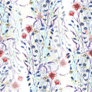 Contemporary Wildflowers Wallpaper Tasteful High-Quality