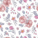 Fashionable Pink Roses Wallpaper Tasteful