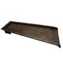 Bronze American Flag 24-in Cast Aluminum Downspout Gutter Splash Block