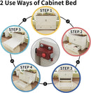 Murphy Bed Cabinet With Charging Station Queen Size