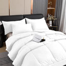 Quilted black decorbites cozy queen king duvet pillowcase set bedroom