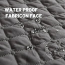 Quilted gray waterproof dog bed cover bedroom non slip pad