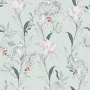 Elegant Floral Pattern Wallpaper Chic
