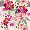 Elegant Modern Pink Floral Wallpaper
