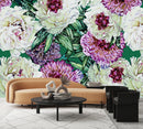 Pink and White Peonies Wallpaper