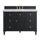 James Martin Lorelai 48" Single Bathroom Vanity, Black Onyx