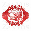 Beer Keg Monogram