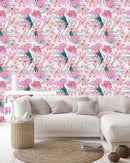 Modish Pink Lilies Wallpaper Fashionable