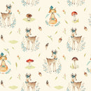 Foxes and Deer Wallpaper