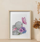 Rabbit and Butterfly B1235l Counted Cross-Stitch Kit