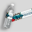 Race Car Birthday Water Bottle Labels