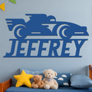 Race Car Name Sign