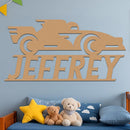 Race Car Name Sign