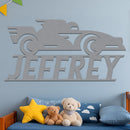 Race Car Name Sign