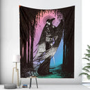 DecorBites™ Boho Girl Tapestry: Hippie Yoga Mat, Sofa Blanket, Home Decor Art