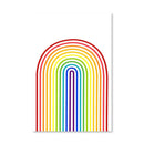 Rainbow Minimalism Canvas