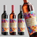 Rainbow Mommy Milestone Wine Label Set