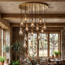 Raindrop Linear Chandelier
