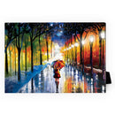 Rainy Stroll Desktop Canvas