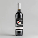 Raise Glass Graduation Wine Label