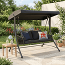 East Green Ramona Patio Swing with Canopy Stand