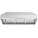 42" Range Hood Insert, 1200 CFM Stainless Steel Ducted Vent Hood Insert with Dimmable LED Lights