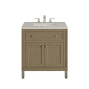 James Martin Chicago 30" Single Bathroom Vanity, Walnut Whisper