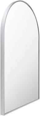Yumi Modern Metallic Silver Wall Mirror