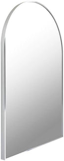Yumi Modern Metallic Silver Wall Mirror