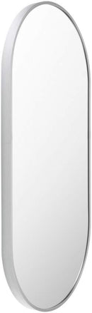 Soyla Modern Metallic Silver Wall Mirror
