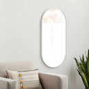 Hagenburg White Iron Frame Mirror
