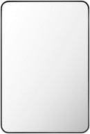 Renna Modern Black Wall Mirror