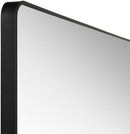 Renna Modern Black Wall Mirror