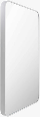 Sustinente White Carved Mirror - Clearance