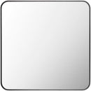 Louvenia Modern Black Wall Mirror