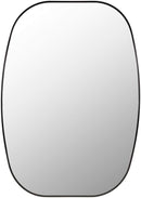 Stephannie Modern Black Wall Mirror
