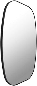 Stephannie Modern Black Wall Mirror