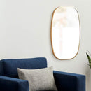 Stephannie Modern Gold Wall Mirror