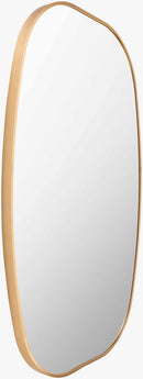 Kopparberg Gold Frame Round Mirror