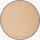 Round Mirror with Black Aluminum Frame
