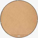 Round Mirror with Black Aluminum Frame