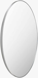 Pontalina Round Silver Gray Mirror