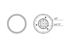Rayhil INOVA 9" 15W Surface Mount Selectable CCT