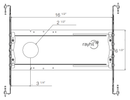 RAYHIL New Construction Plate for RAD25 Recessed Downlight