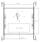 RAYHIL New Construction Plate for Sonic Multi Head Downlights