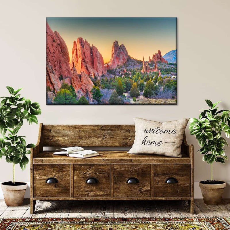 Garden Of The Gods Sunrise Wall Art