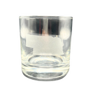 Double Old Fashioned Nebraska Etched Rocks Glass | Pack of 4 | 14 oz | RCK Creations & More