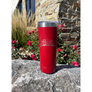 22 oz Stainless Steel Skinny Tumbler | Nebraska Engraved | Red | Customizable | RCK Creations & More